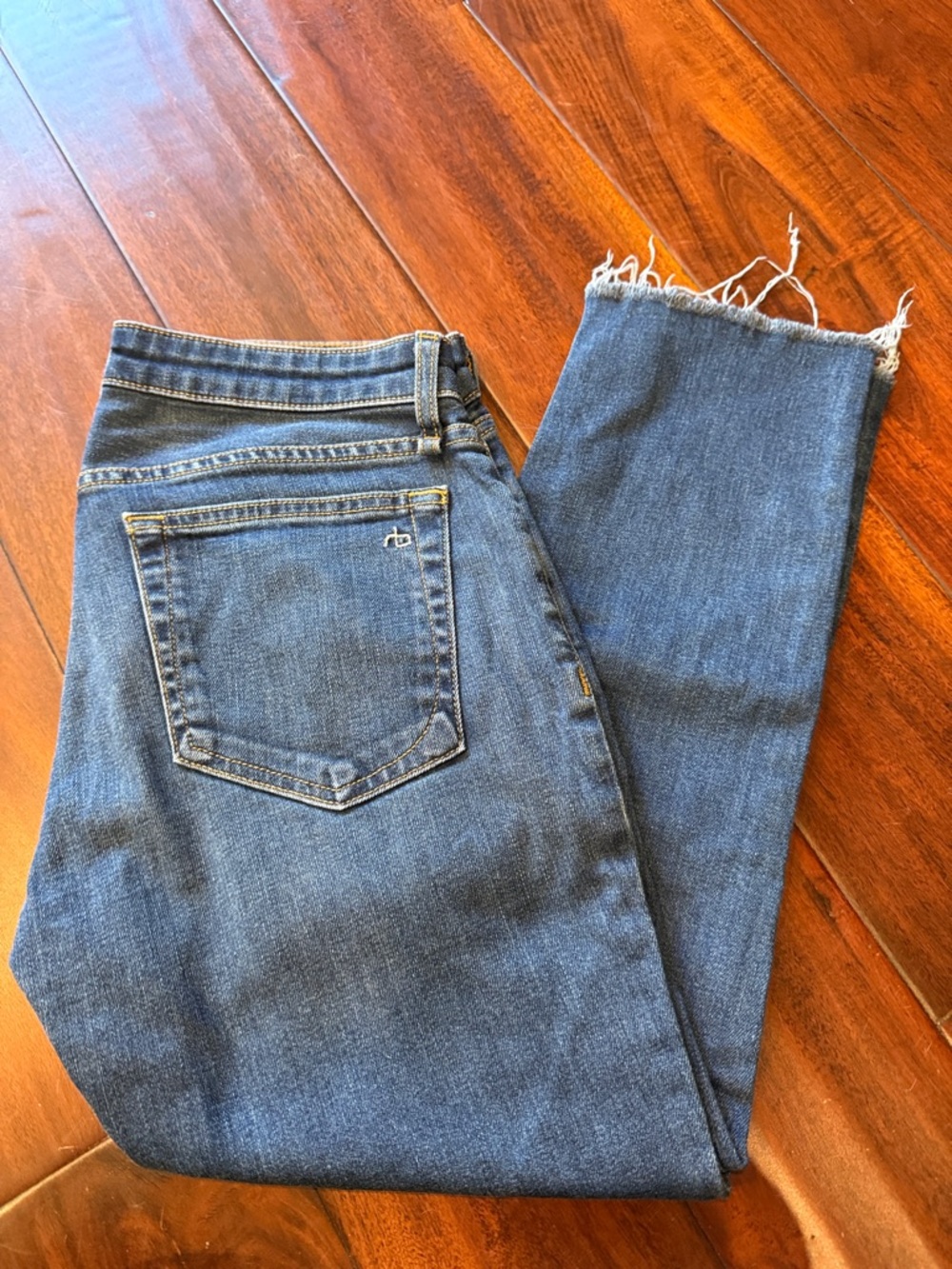 rag & bone Women's Dre Low Rise Boyfriend Jeans in Medium Blue